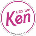 STICKER YES WE KEN - Barbie