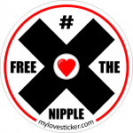 STICKER # FREE THE NIPPLE