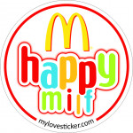 STICKER HAPPY MILF