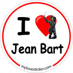 STICKER I LOVE JEAN BART