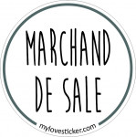 STICKER MARCHAND DE SALE