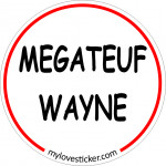 STICKER MEGATEUF WAYNE