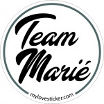 STICKER TEAM MARIE