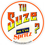 STICKER TU SUZE OU T'ES SPRITZ?