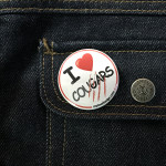 BADGE I LOVE COUGARS