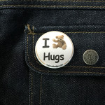 BADGE I LOVE HUGS