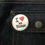 BADGE I LOVE LES BISOUX