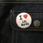 BADGE I LOVE LES MARIES