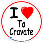 STICKER I LOVE TA CRAVATE