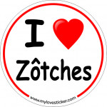 STICKER I LOVE ZOTCHES