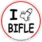 STICKER I LOVE BIFLE