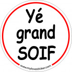 STICKER YE GRAND SOIF