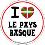 STICKER I LOVE LE PAYS BASQUE