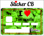 STICKER CARTE BLEUE I LOVE TON OSEILLE